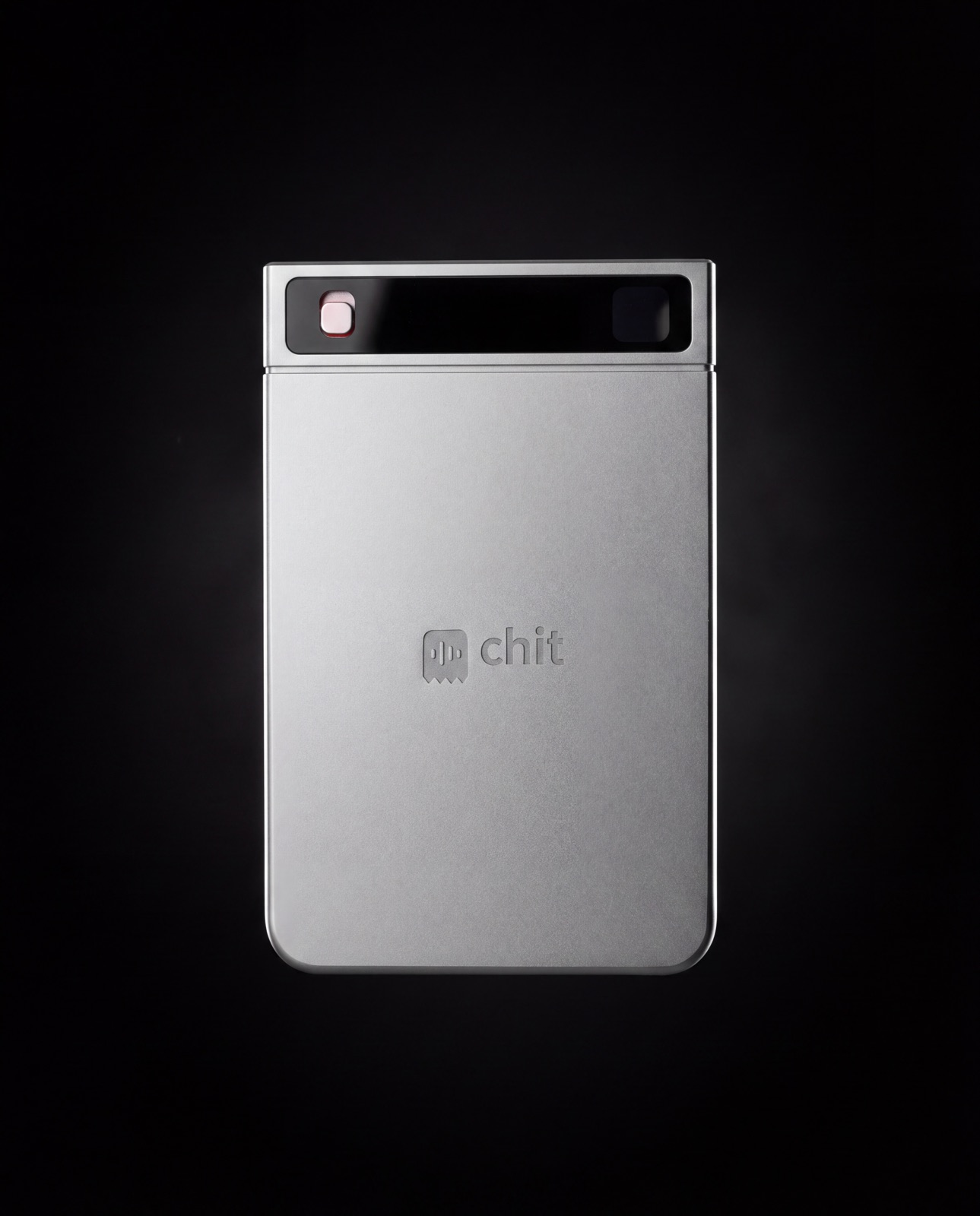 chit one with its flat aluminium face and black display band